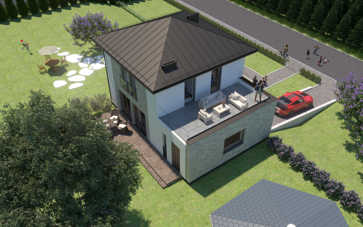 DOM 4 - WIDOK 3D 2A