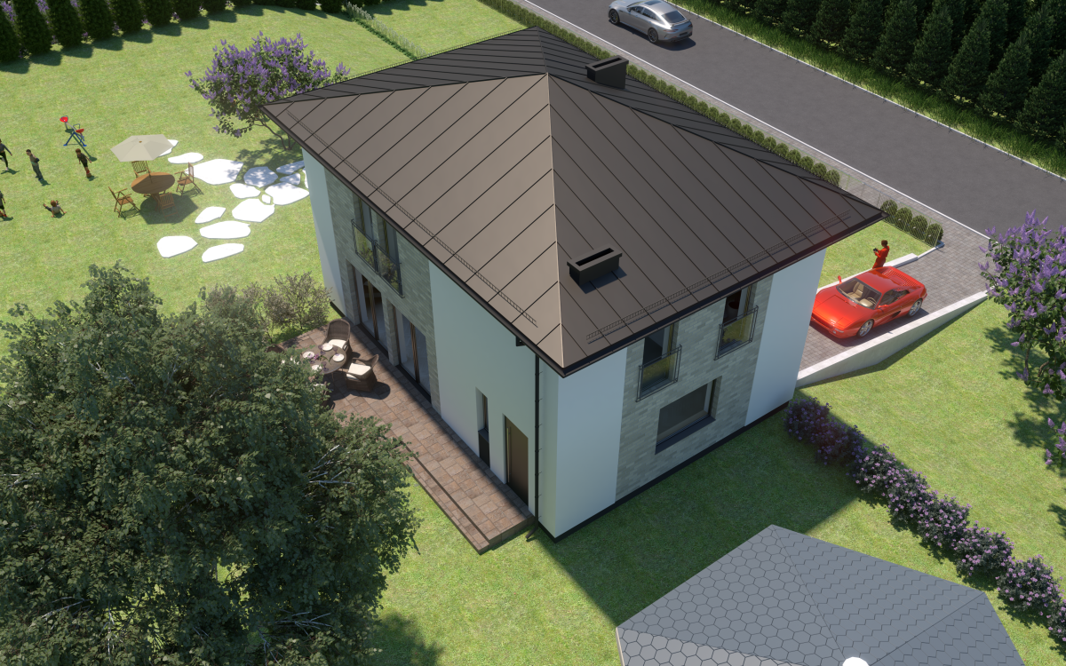 DOM 4 - WIDOK 3D 2B
